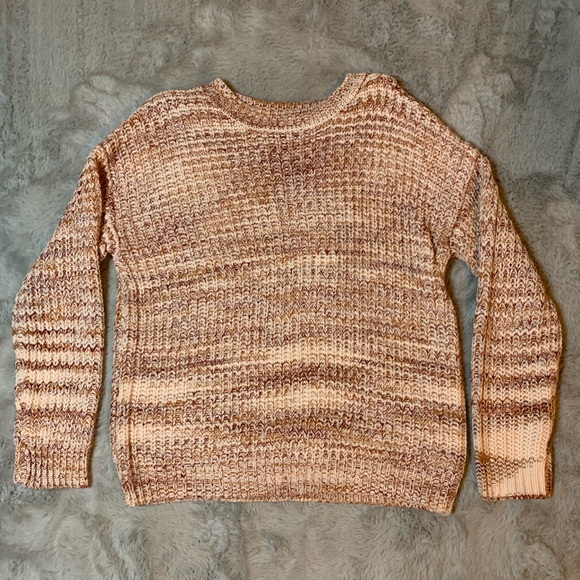 Burnt Orange & White/Cream Sweater by Forever 21 - Picture 2 of 2